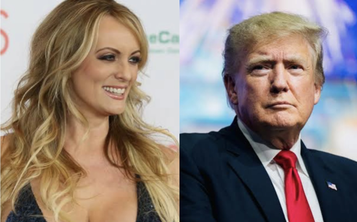 Donald Trump and Stormi Daniels