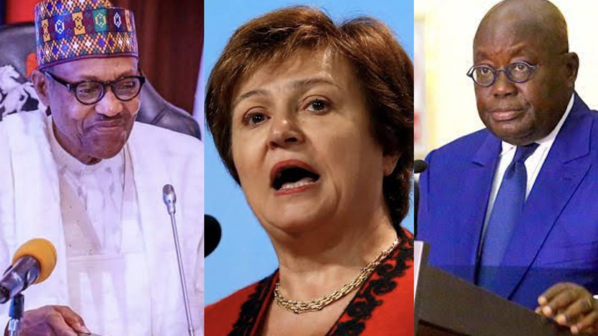 Buhari, Kristalina Georgieva and Nana Akufo-Addo