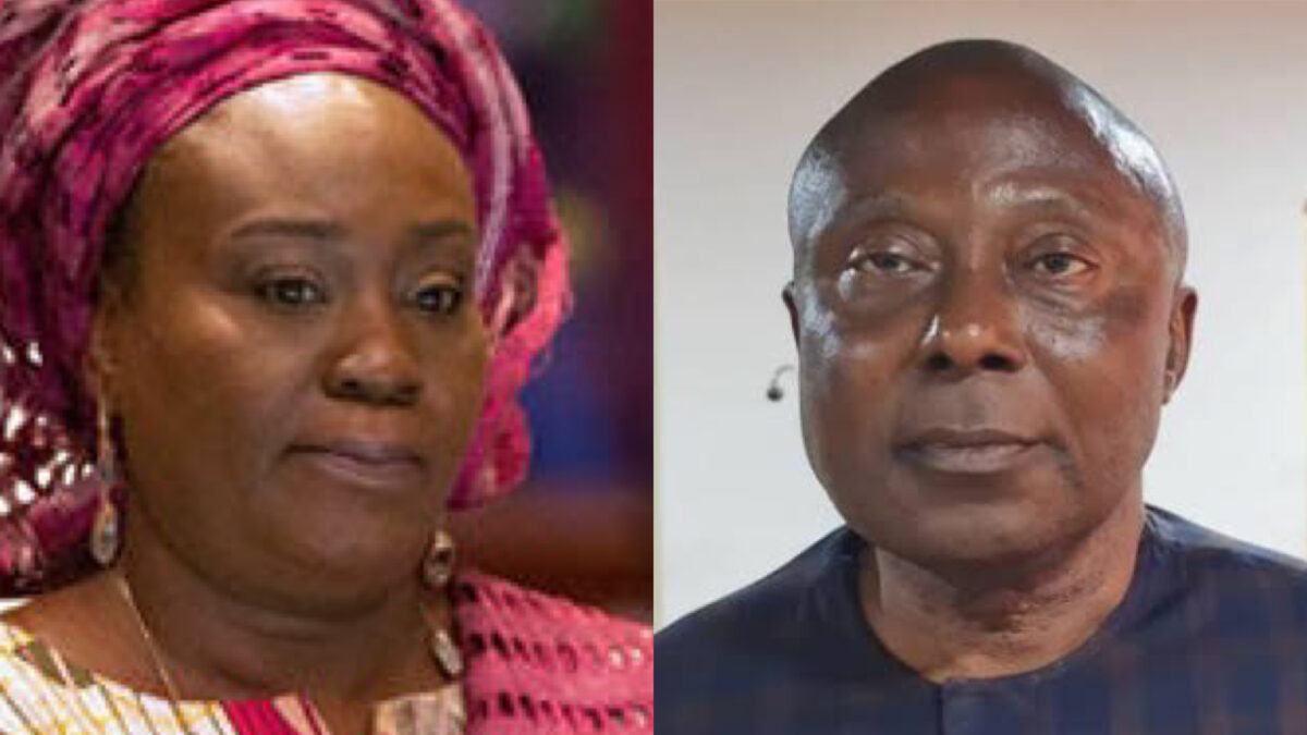 Head of Service of the Federation, Folashade Yemi-Esan; Accountant General of the Federation, Anamekwe Nwabuoku