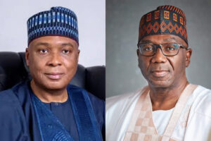 Bukola Saraki and Kwara State governor Abdulrahman Abdulrazaq