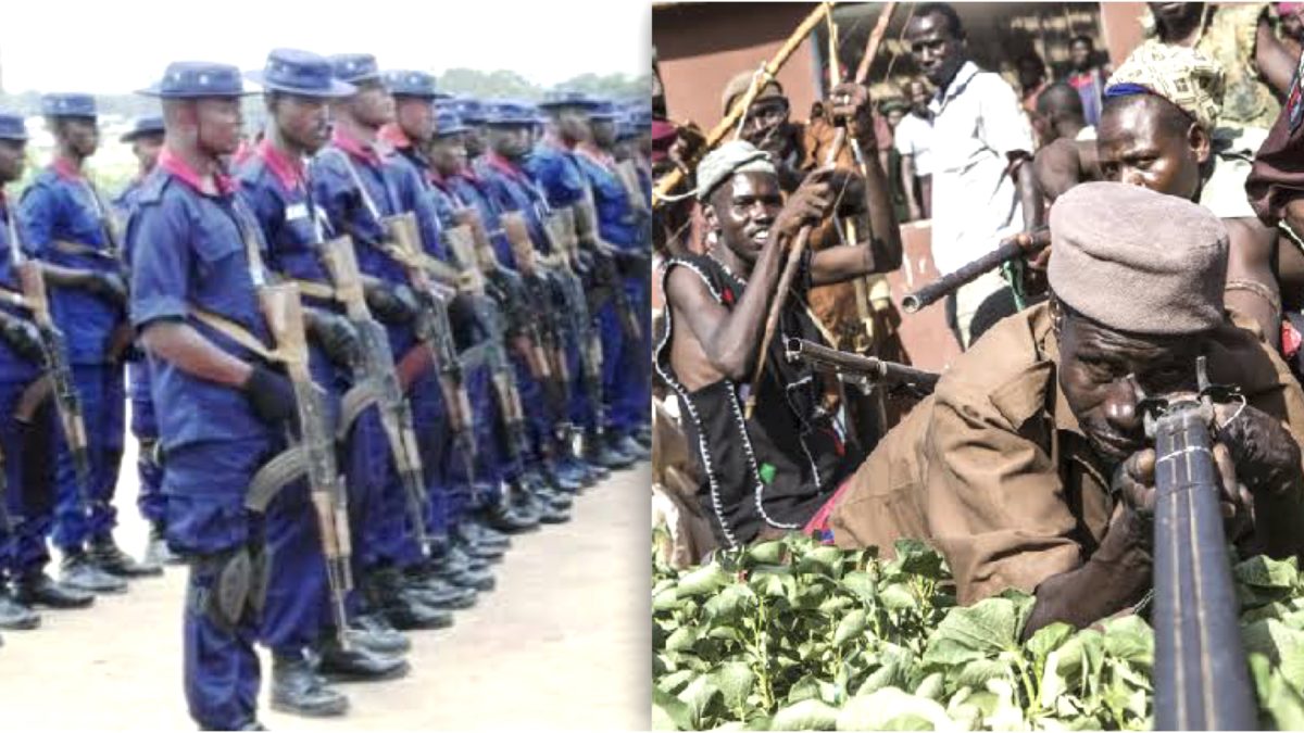 NSCDC officers and hunters