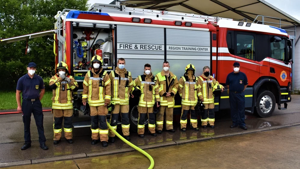 German firefighters