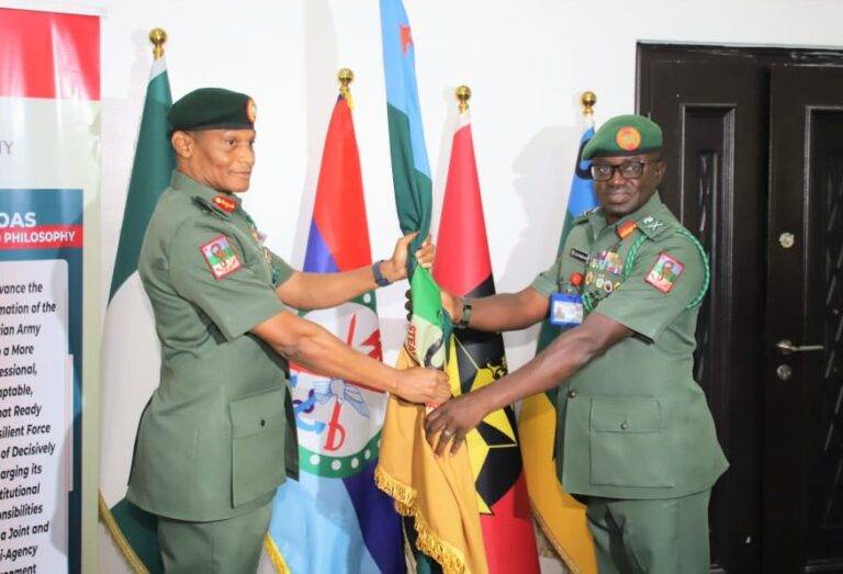 General Officer Commanding (GOC), Maj.-Gen. Everest Okoro