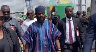 President's son, Seyi Tinubu, at the 2026 Ojude Oba Festival in Ijebu, Ogun State,