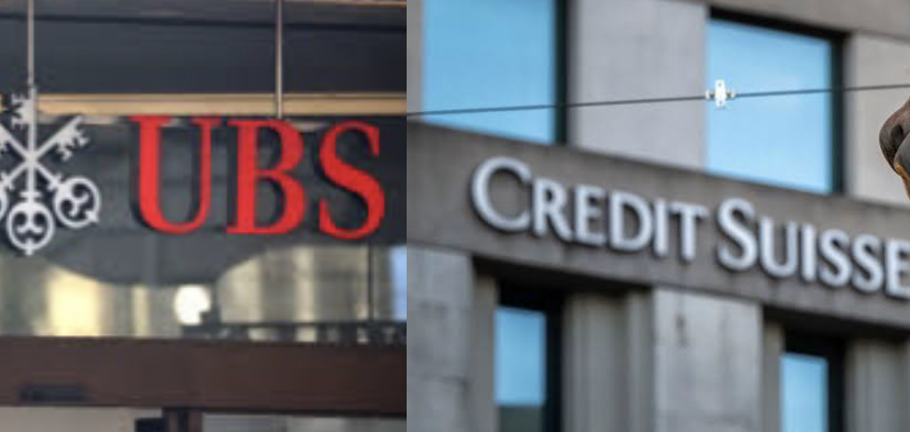 UBS and Credit Suisse used to illustrate the story