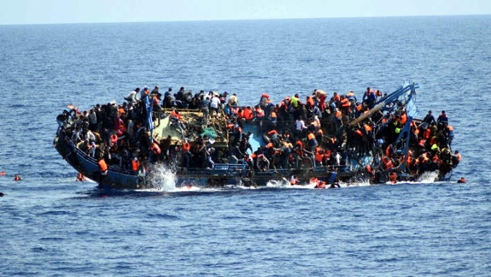 Migrant boat used to illustrate the story.