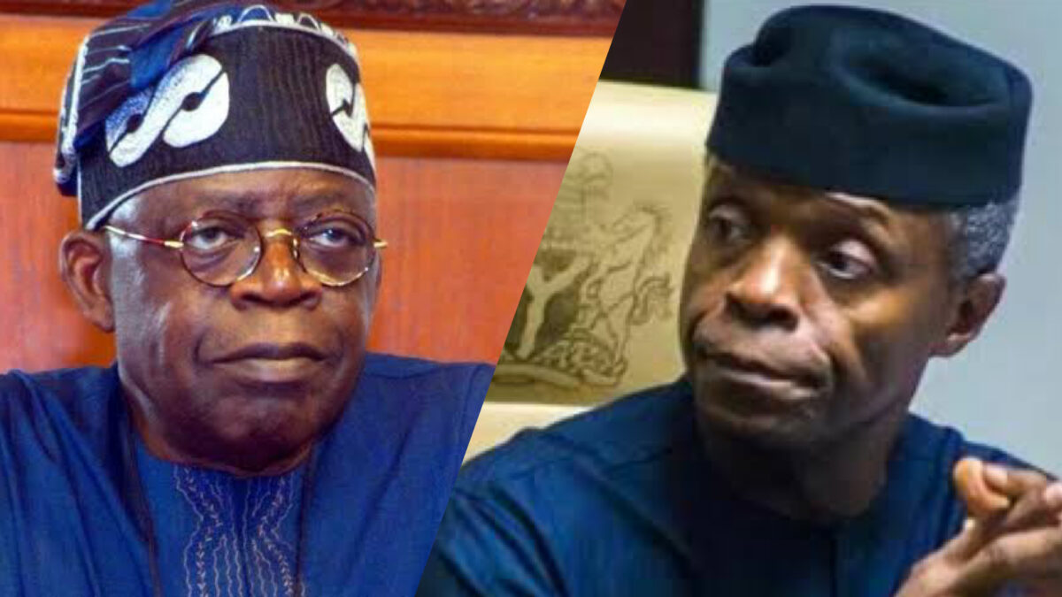 Bola Tinubu and Vice President Yemi Osinbajo