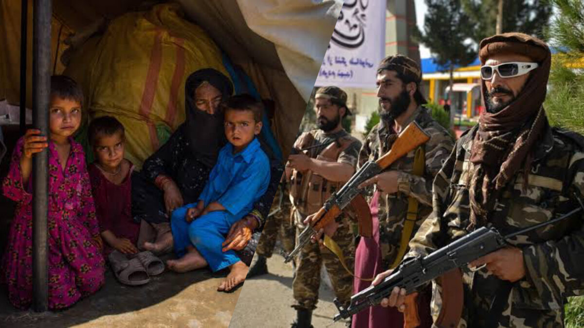 Afghan family and Taliban’s used to illustrate the story