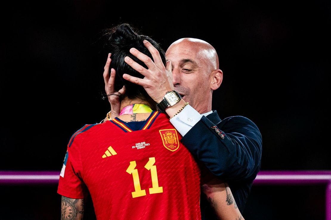 Luis Rubiales and Jenni Hermoso