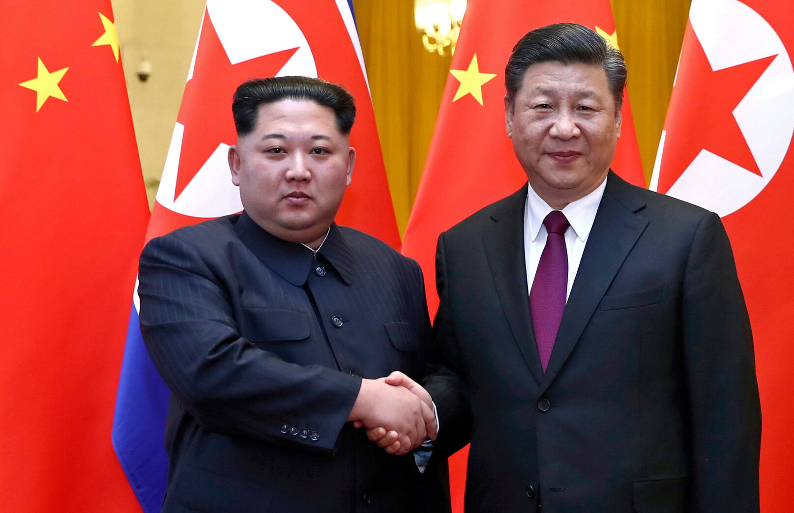 Xi with Kim