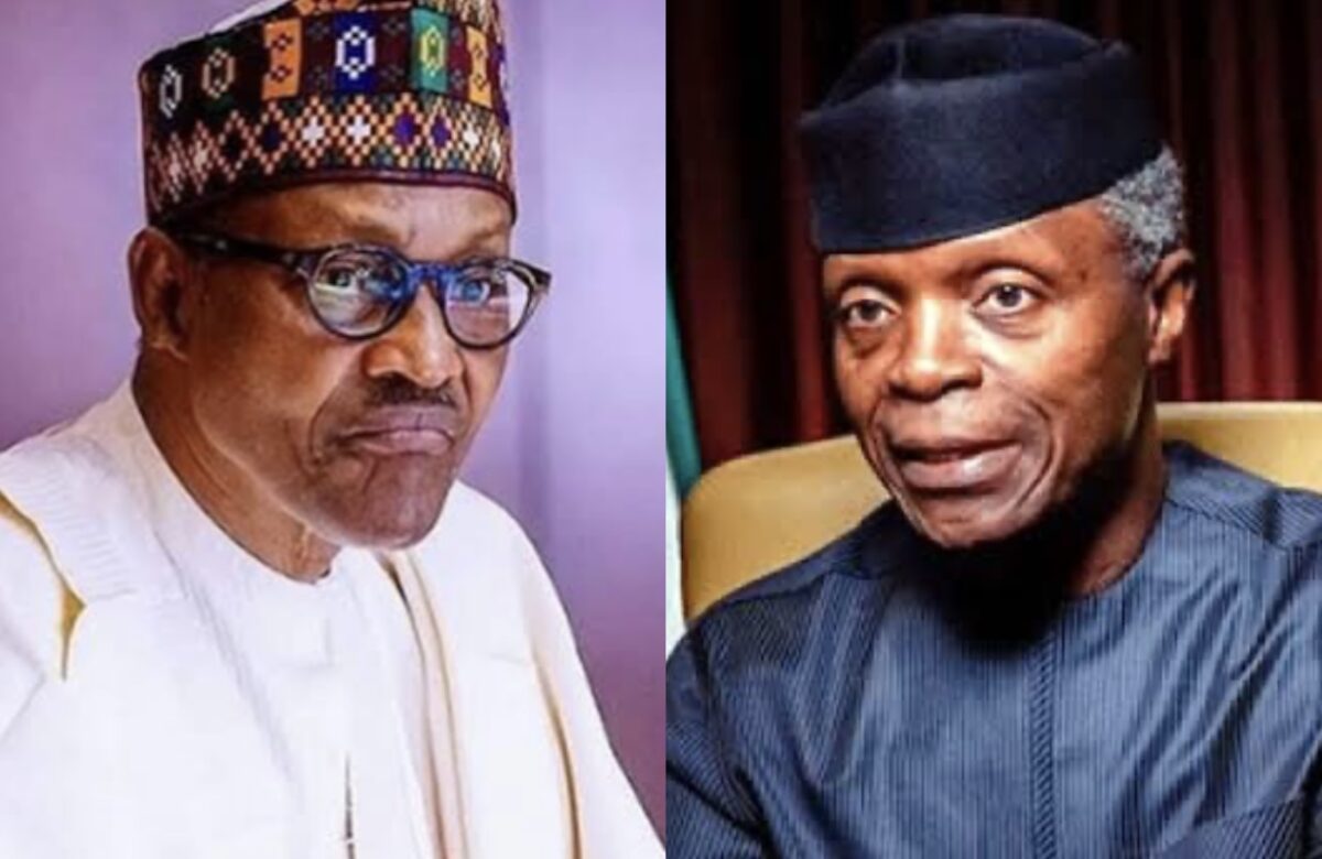 President Muhammadu Buhari and Vice President Yemi Osinbajo