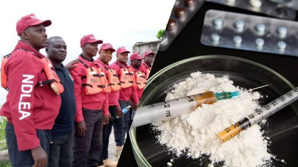 NDLEA officers and heroin