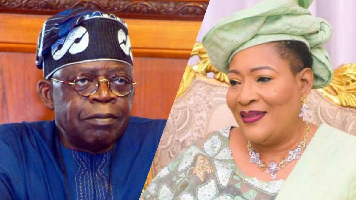 Bola Tinubu and Kemi Nelson