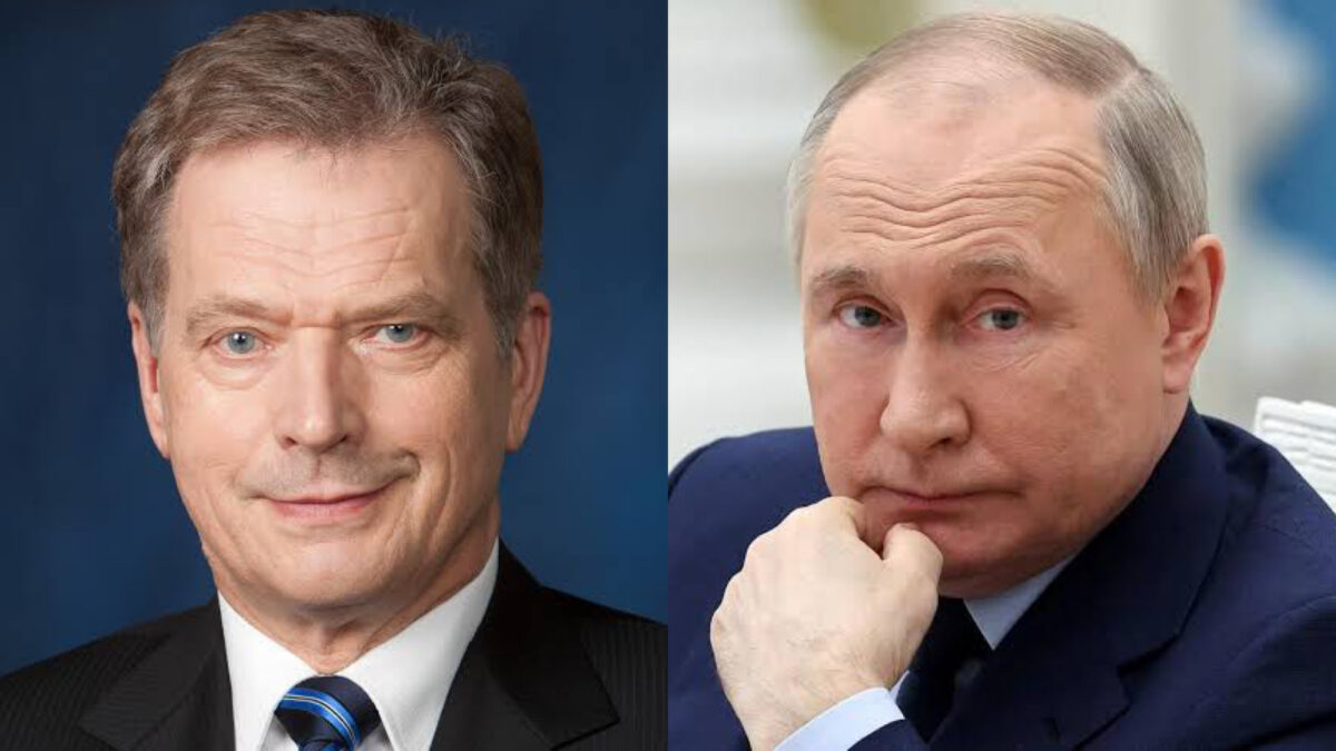 Sauli Niinistö and Vladimir Putin