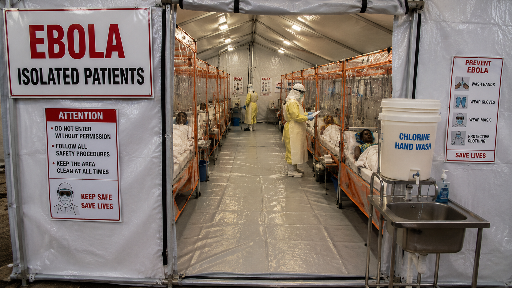 Ebola Isolation center(AI Generated image)