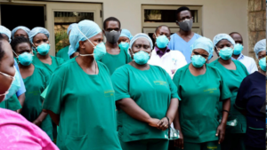 Uganda medical personnel