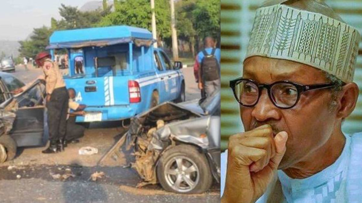 Accident scene, Buhari
