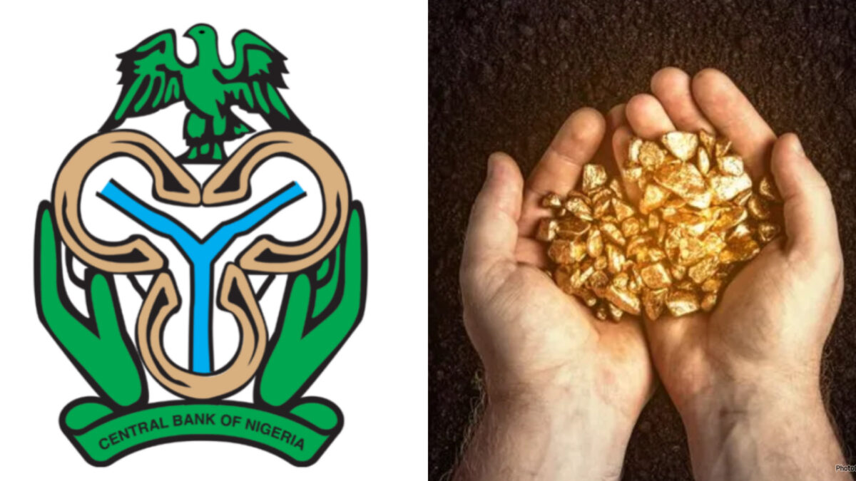 CBN logo/mined gold