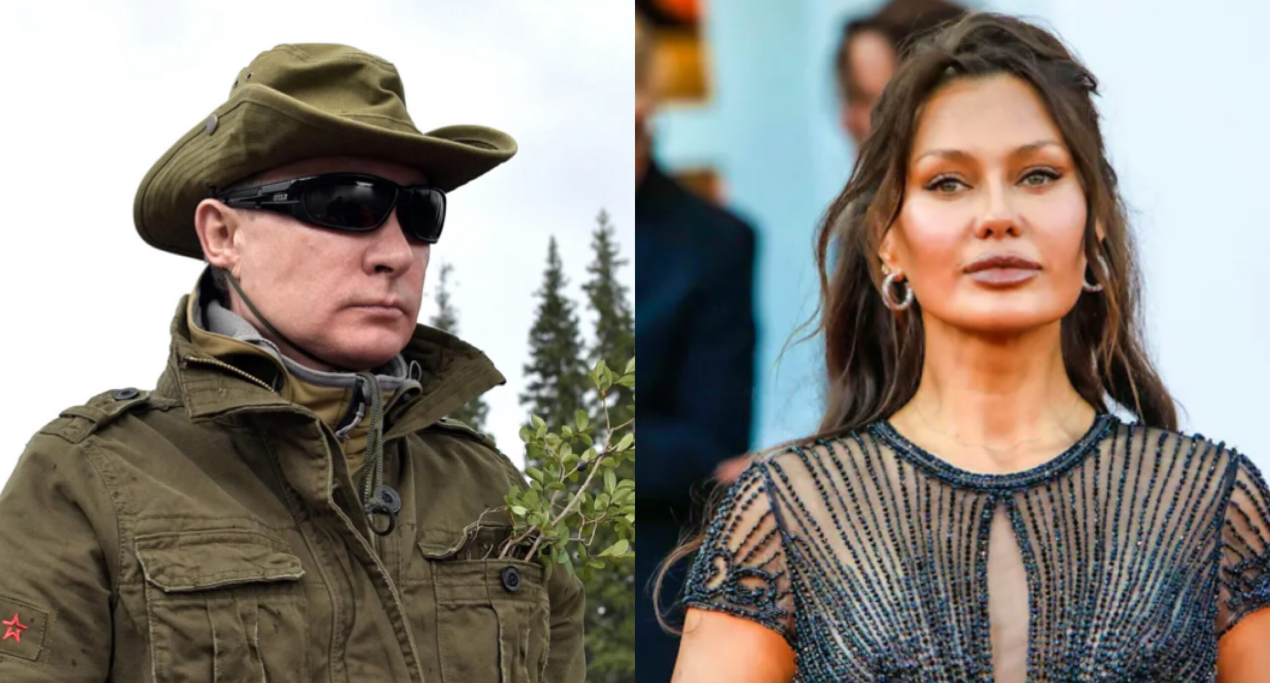 President Vladimir Putin and Prominent Russian lifestyle blogger Viktorija Bonja