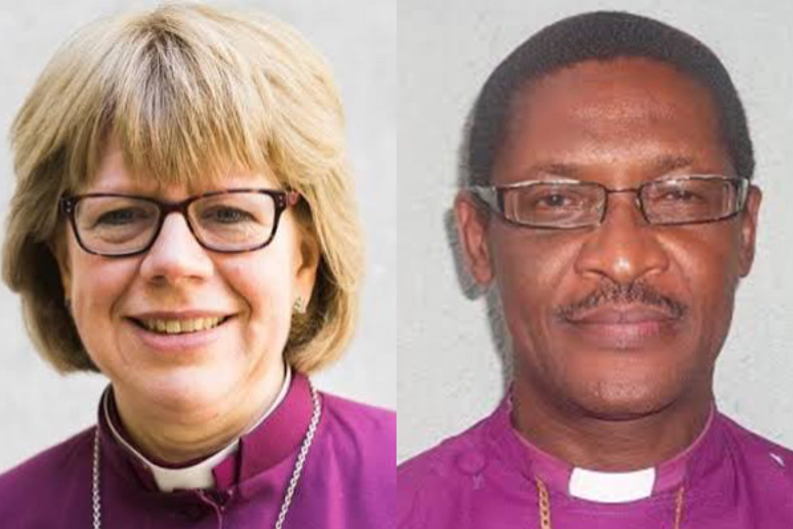 Bishop Sarah Mullaly and Henry Ndukuba