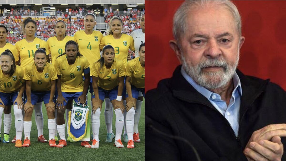 BRAZIL WOMEN NATIONAL TEAM and President Lula Da Silva