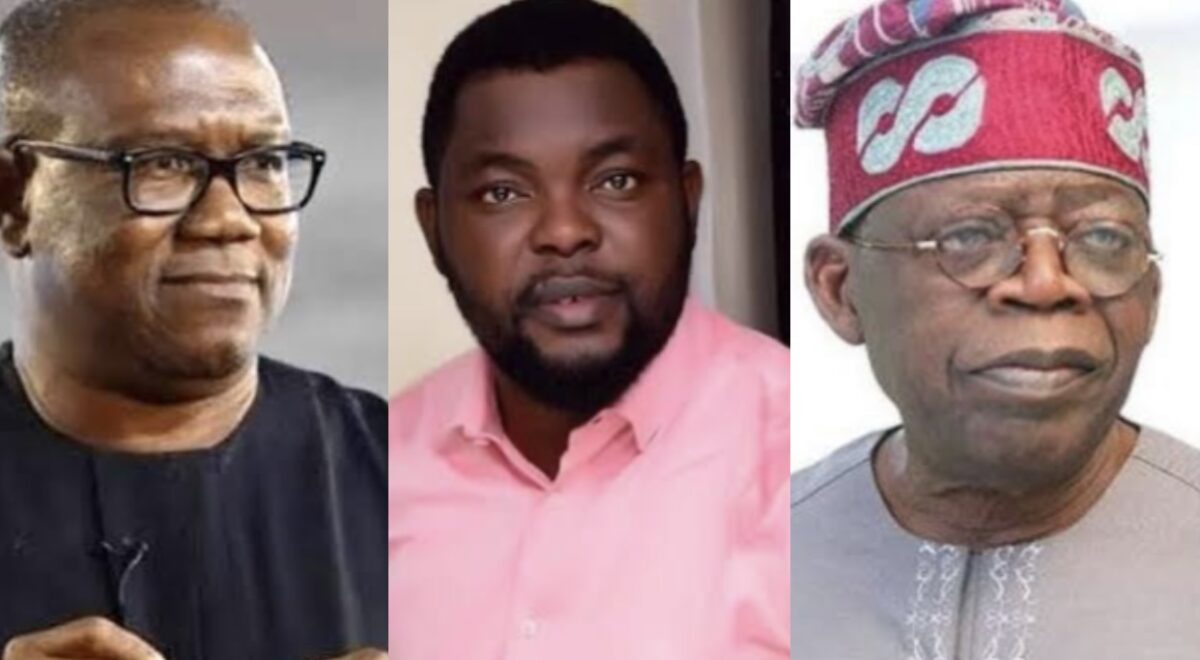 A composite of Peter Obi, Bola Ahmed Tinubu and Christopher Imumolen