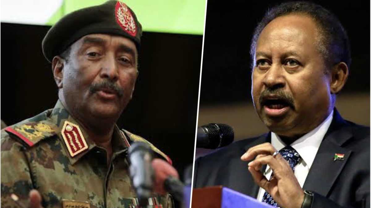 Abdel Fattah al-Burhan, Abdalla Hamdok