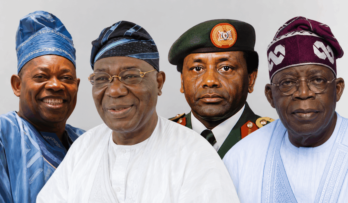 MKO Abiola, Ernest Shonekan, Abacha, Tinubu