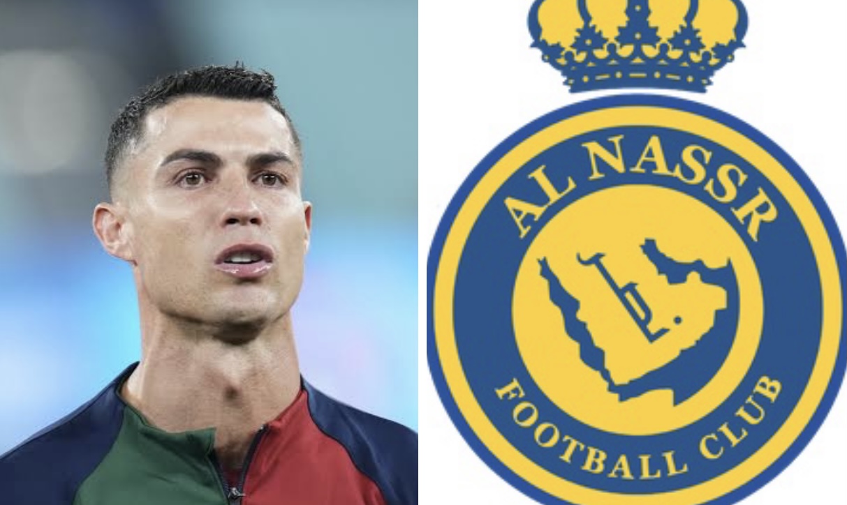 A composite of Cristiano Ronaldo and Saudi club Al-Nassr