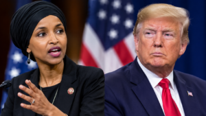 Ilhan Omar and Trump(AI generated Image)