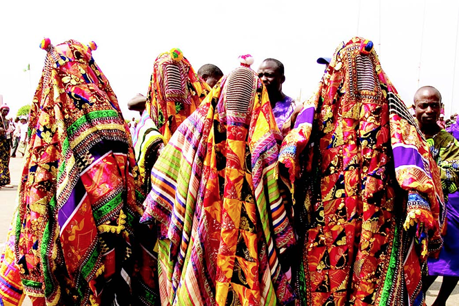 Masqueraders in Ibadan