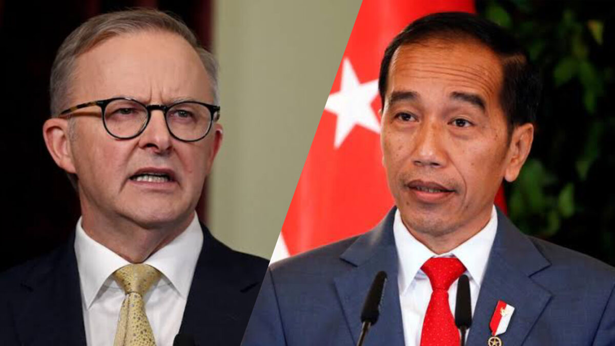 Anthony Albanese and Joko Widodo