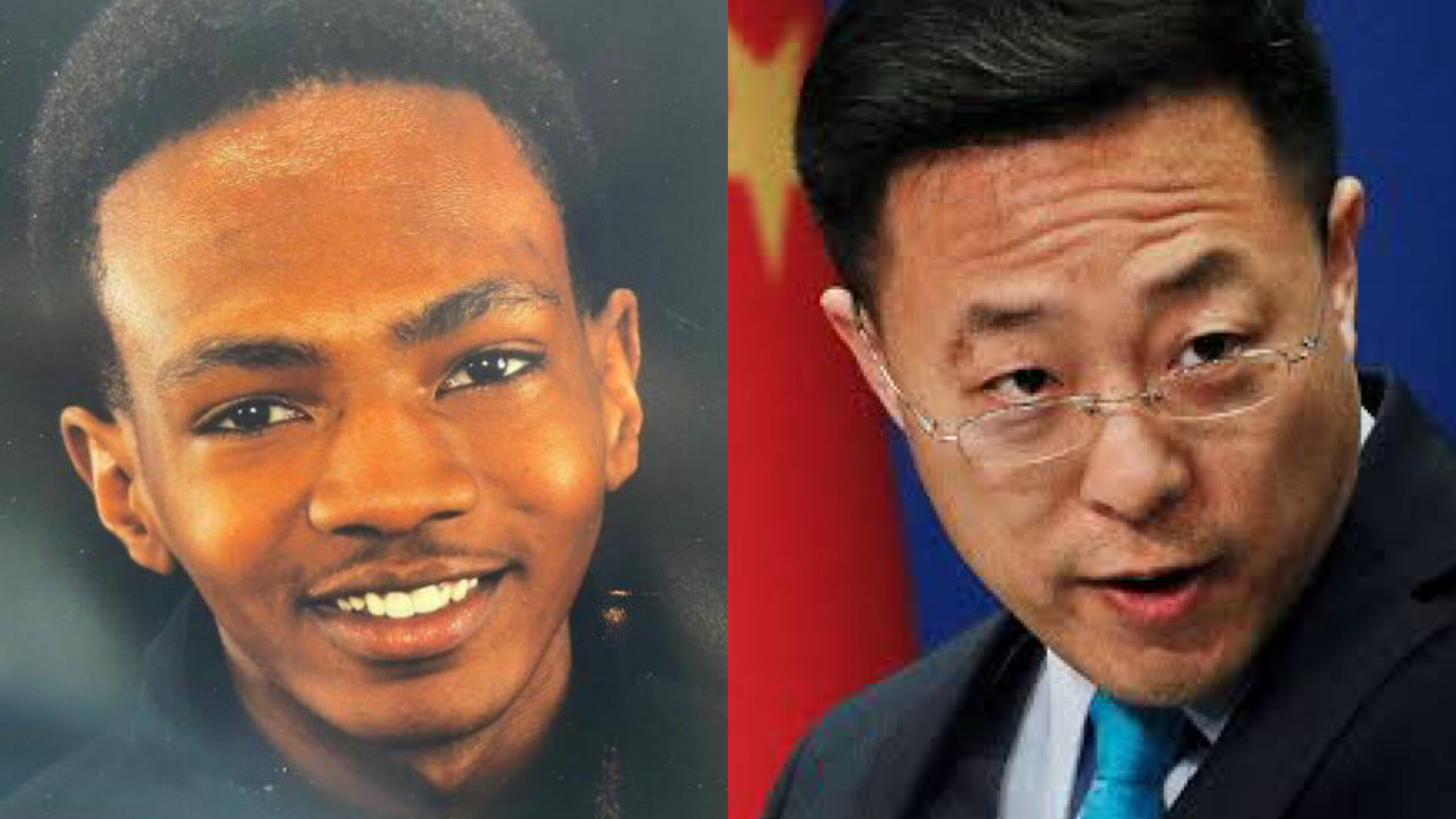 Jayland Walker and Chinese Foreign Minister, Zhao Lijian