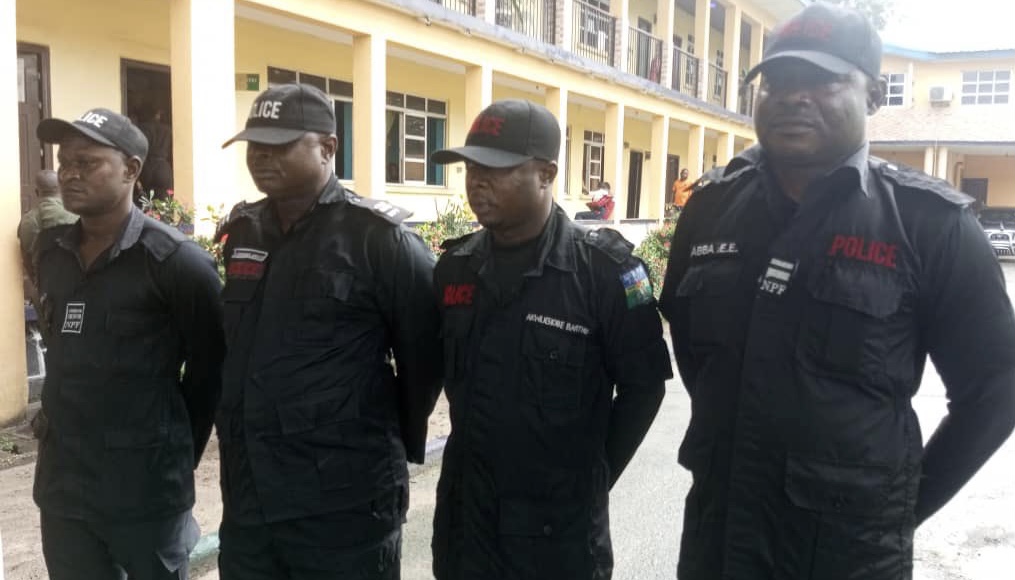 Nigeria Police has arrested four officers