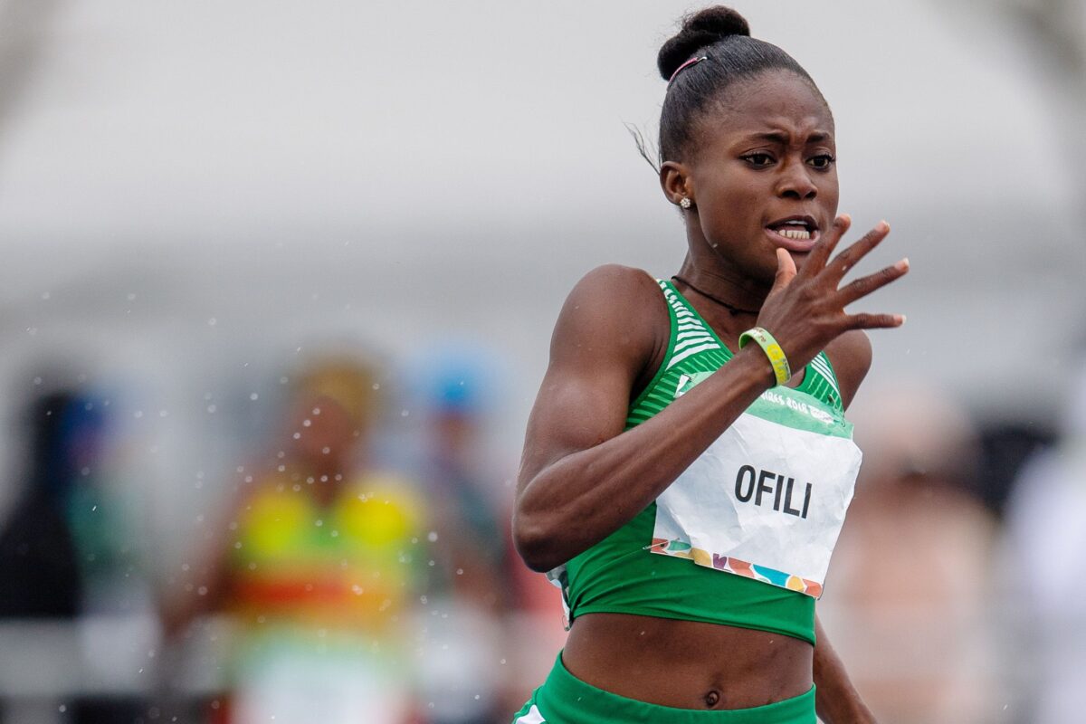 Nigerian 100m champion, Favour Ofili