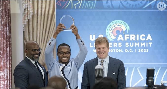 Imodoye Abioro winner of the U.S. Chamber of Commerce’s 2022 Africa Digital Innovation Competition