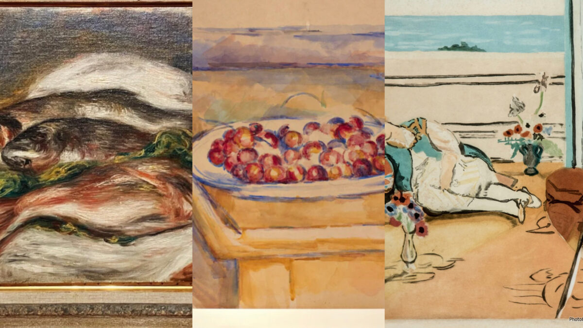 Renoir, Cézanne, Matisse paintings