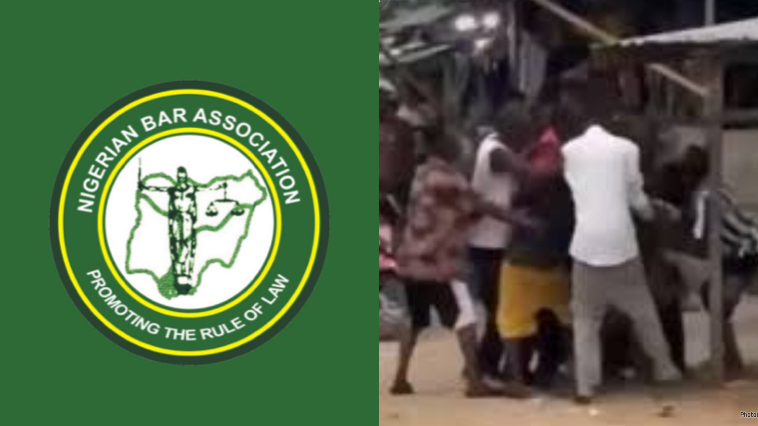 NBA logo and photo of the assault