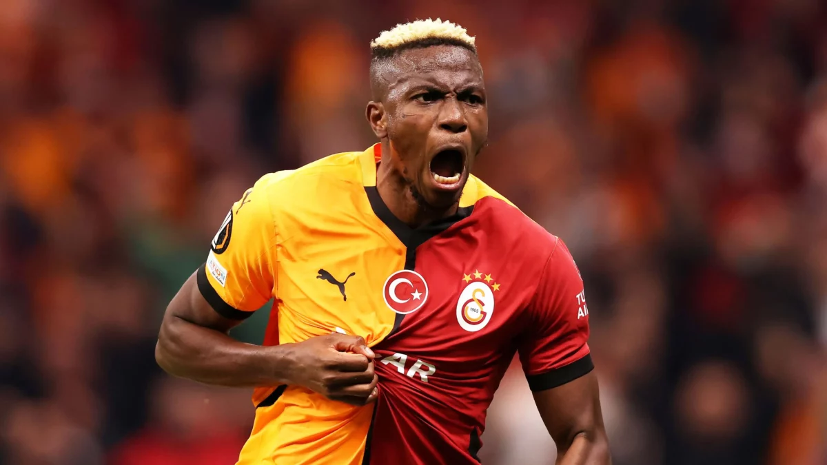 Victor Osimhen in Galatasaray jersey