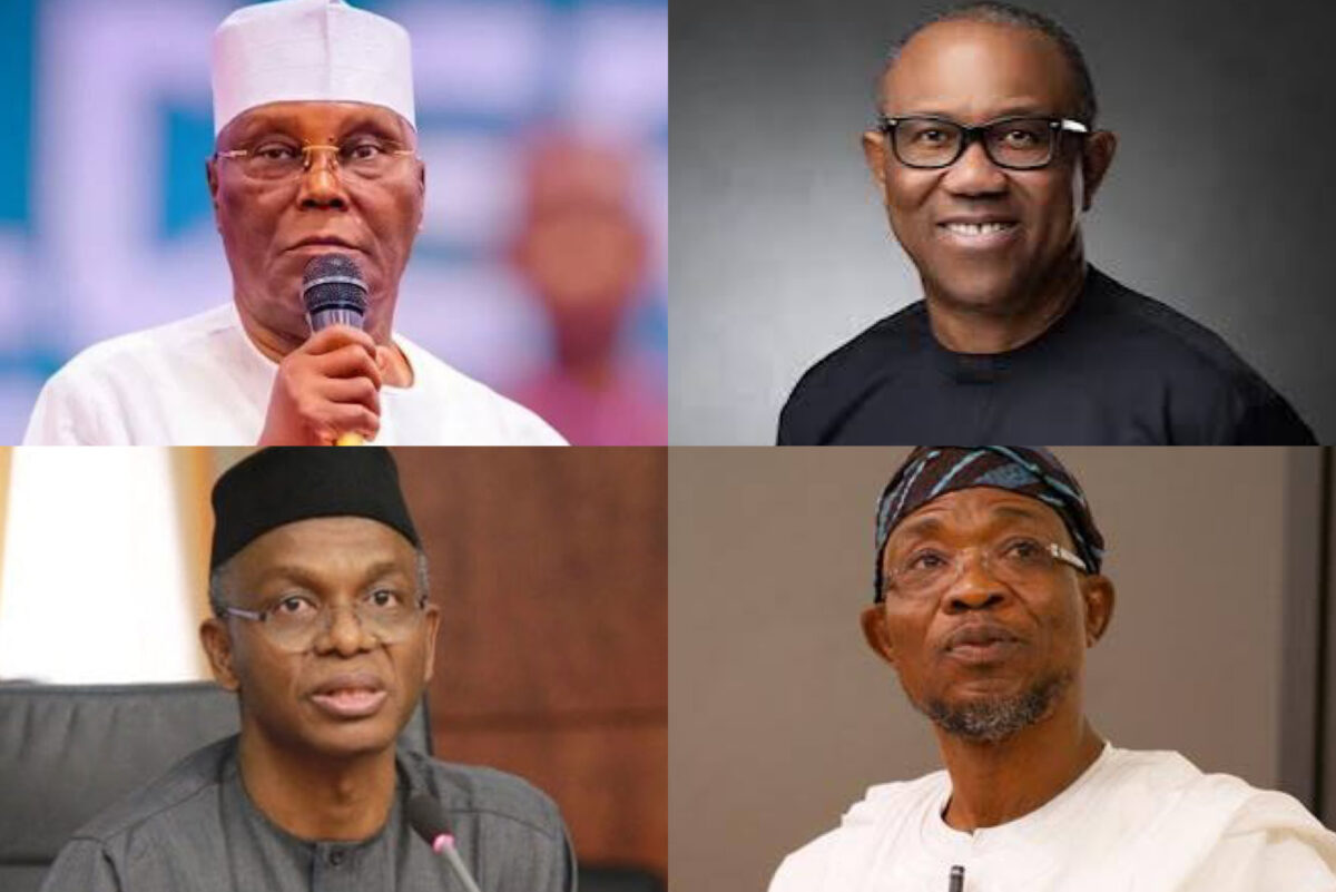 Atiku, Obi, Rufai, Aregbesola