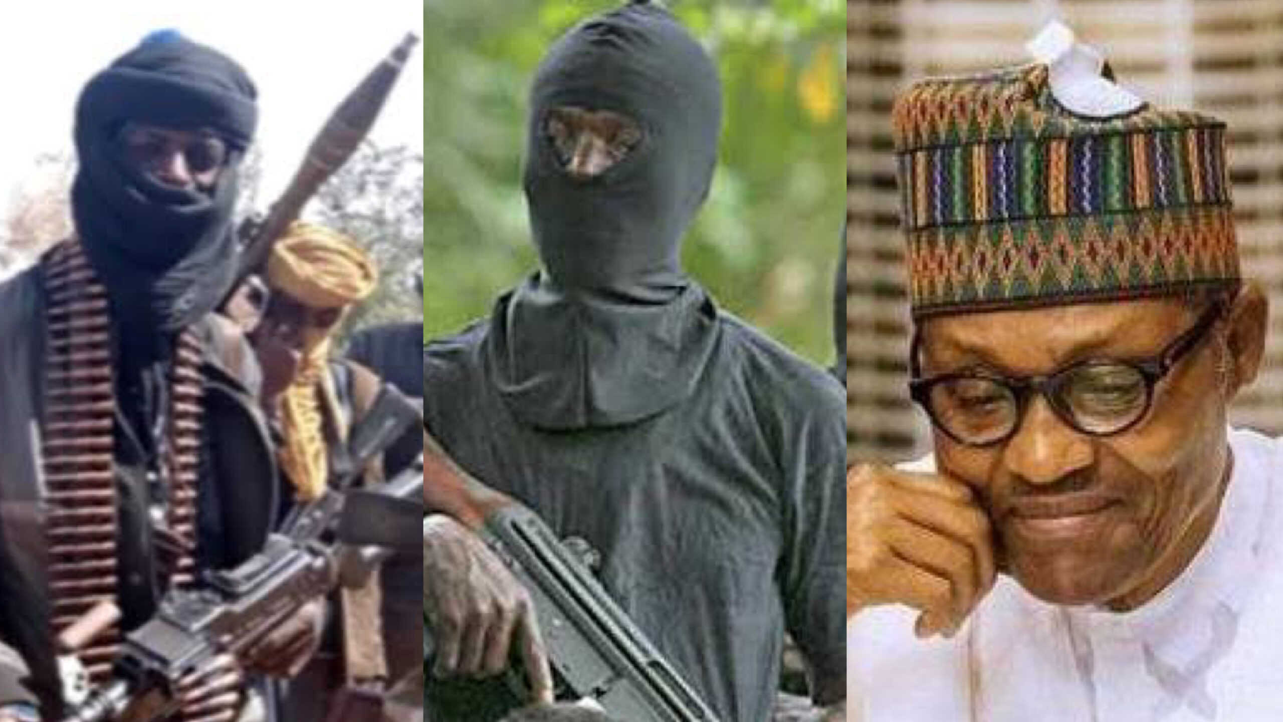 Bandits, unknown gunmen and Muhammadu Buhari