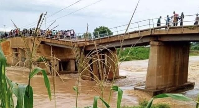 Collapsed Shendam bridge