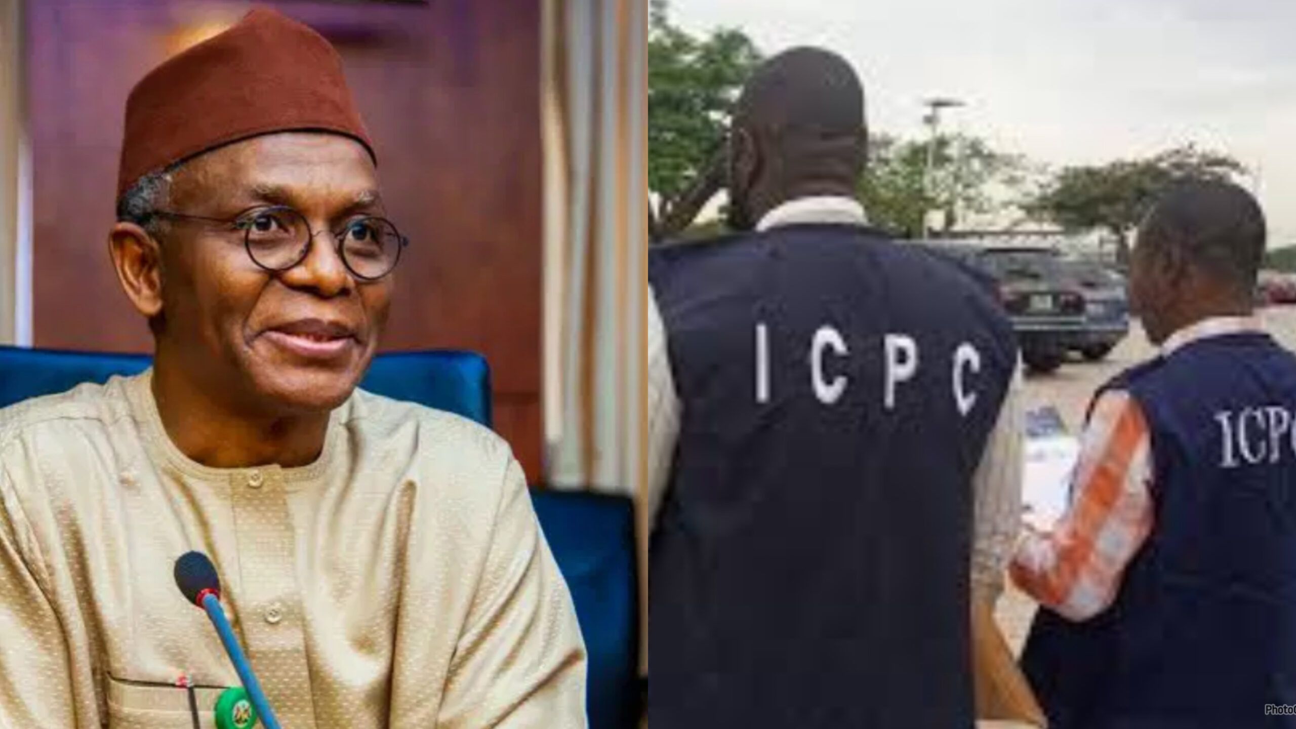 Nasir El-Rufai and ICPC officials