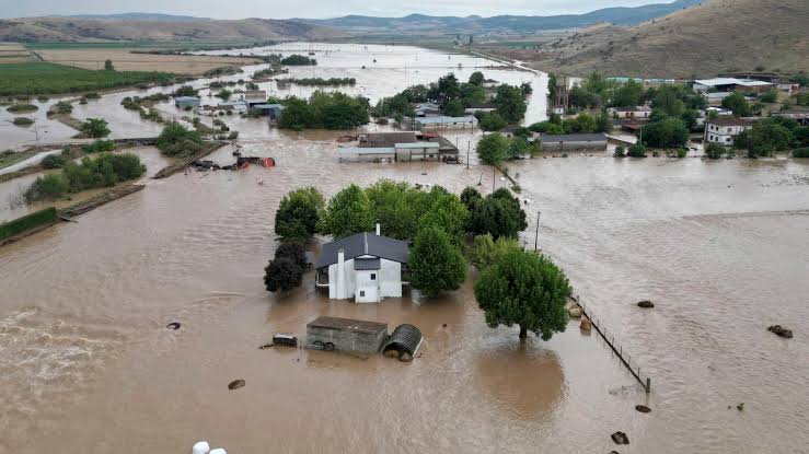 FLOODED GREECE (Credit : CNN)