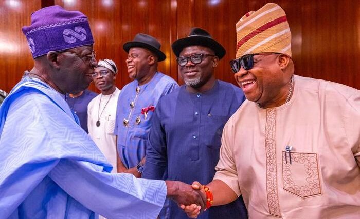 Adeleke with Tinubu