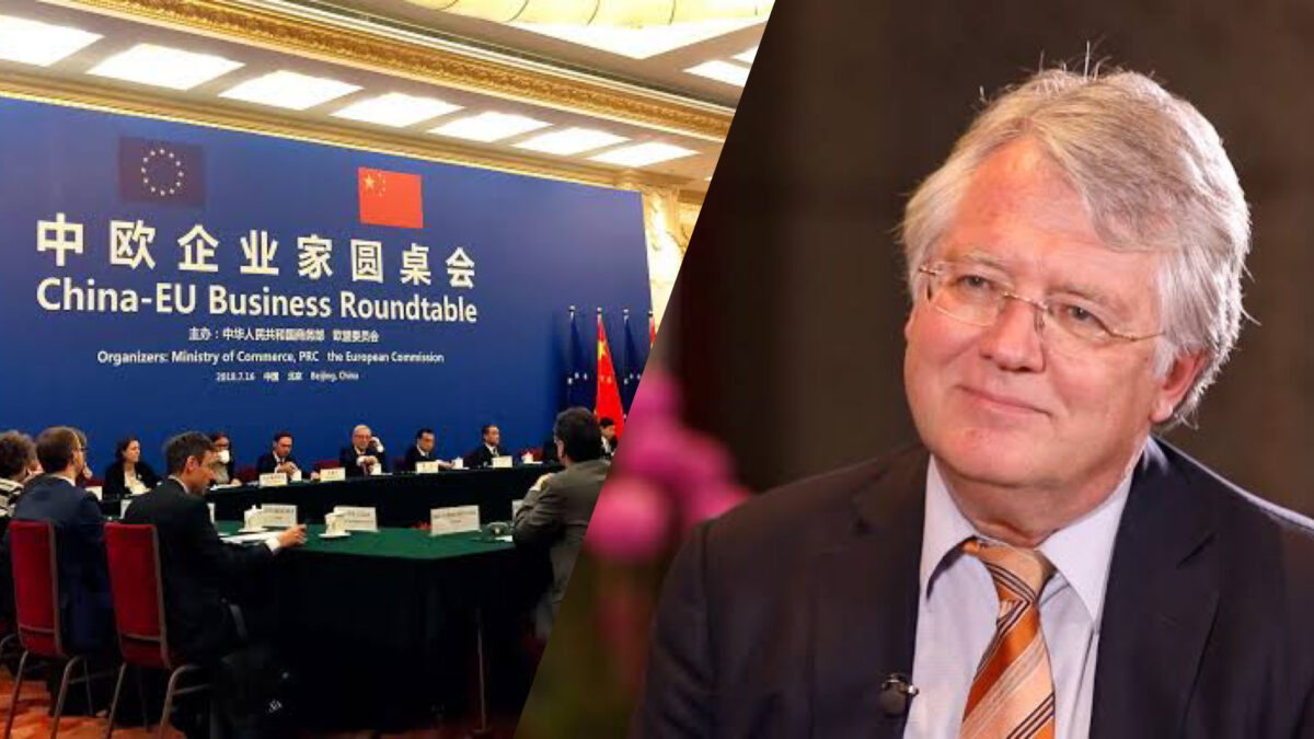 EU Chamber of Commerce in China and Joerg Wuttke