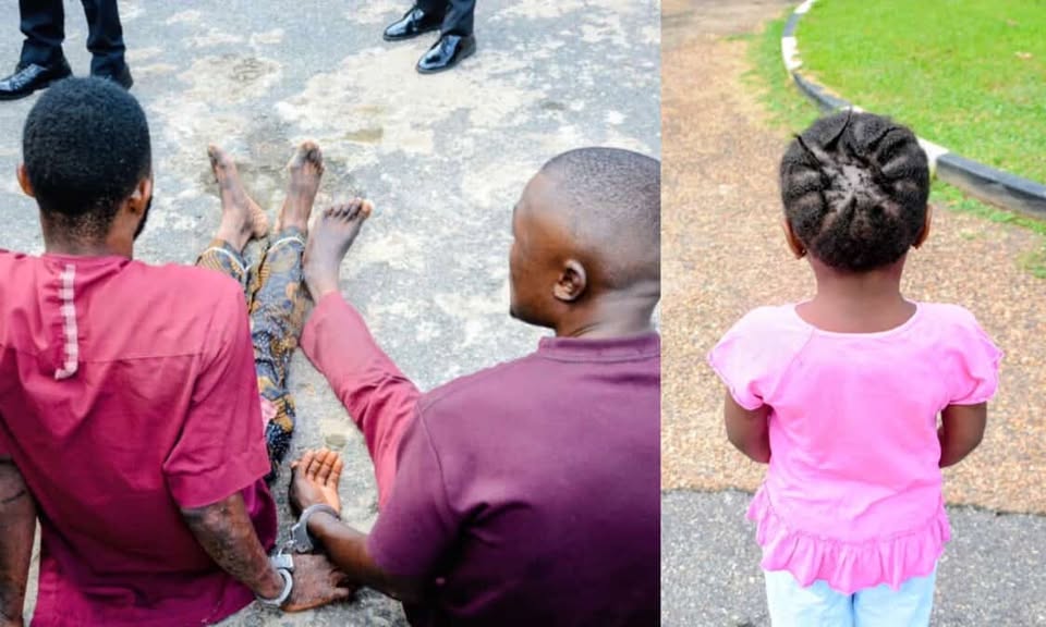 Ibadan men nabbed for kidnapping five-year-old girl