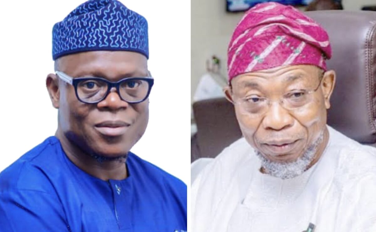 Sen. Ajibola Basiru and Rauf Aregbesola