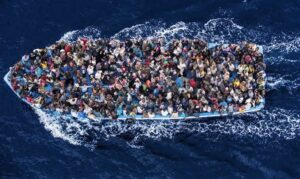 Migrants' boat