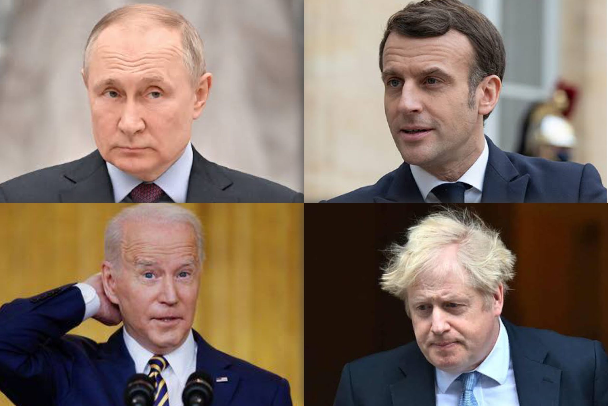 Putin, Macron, Biden and Boris